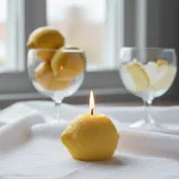 شمع ترندی لیمو|صنایع دستی و سایر لوازم تزئینی|شاهینشهر, مخابرات (شهید بهشتی)|دیوار