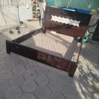 تخت دو نفره چوبی
