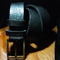 کمربند چرم طبیعی گاومیشی دست دوز تک لا|کیف، کفش، کمربند|کرج, اصفهانیها|دیوار