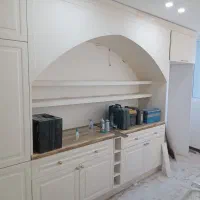 طراحی اجراکابینت،کمدتخت کمجا تی وی قرنیز پله چوبی