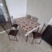 میز فلزی ۶ نفره