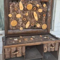 میز تلویزیون سنتی چوبی