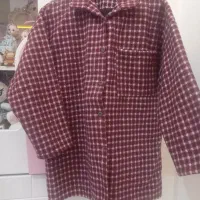 پالتو پشمی چهارخونه نو سالم