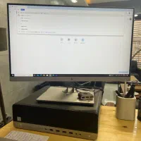 مینی کیس و مانیتور hp|رایانه رومیزی|بهشهر, |دیوار