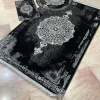 فرش ۷۰۰شانه نخ ترک مشکی اسپرت