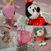 اسباب بازی عروسک خارجی قابل شستشودرحدنو همه باهم