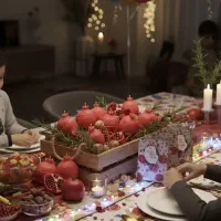 شمع دست ساز انار مخصوص یلدا با نقشه ایران|صنایع دستی و سایر لوازم تزئینی|تهران, صادقیه|دیوار