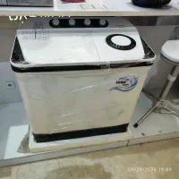 ماشین لباسشویی دوقلو 15 کیلویی پاکشوما کد 1504