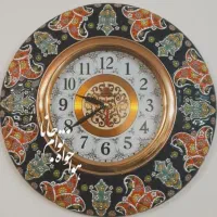 ساعت میناکاری شده|صنایع دستی و سایر لوازم تزئینی|نکا, |دیوار