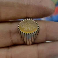 انگشتر عقیق خطی یمنی