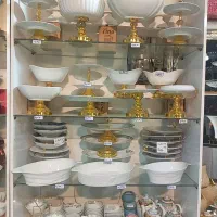 انواع ظروف چینی پایه طلائی، جهیزیه