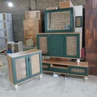 میز 4 تیکه کنسول و اینه و تی وی جاکفشی