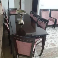 مبلمان ۷ نفره و ناهار خوری ۸ نفره|مبلمان خانگی و میز عسلی|قم, شهرک امام حسن|دیوار