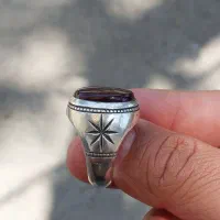 انگشتر ری احمد یک عقیق یمنی