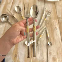سرویس قاشق و چنگال دهنه اروپایی سلطنتی