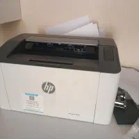 پرینتر لیزری HP 107w در حد آکبند