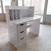 میزتحریر ومطالعه با کتابخانه/ مدل درنا