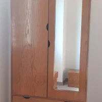 کمد با آینه و دو کشو