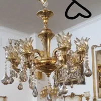 تعدادی لوستر برنجی ابطلا دسته دوم در حد نو|لوستر و چراغ آویز|مشهد, الهیه|دیوار