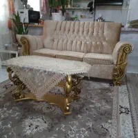 مبل ۹نفره همراه با میز جلو مبلی درحدنو فروش فوری