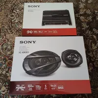 سیستم باند سونی 6951 و آمپ سونی مدل 502 آک