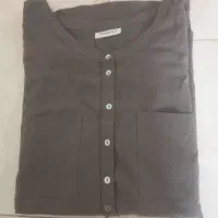 شومیز طوسی نو