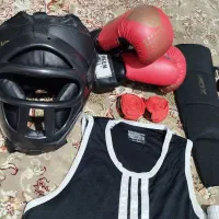 لوازم کیک بوکسینگ ،دستکش،کلاه،ساق بند،تاپ وشورت|تجهیزات ورزشی|پاکدشت, شهرک امام رضا|دیوار