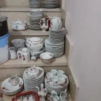 چینی گل قرمز اصل