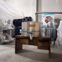 دیگ پاتیل پخت چلو پز پلو برنج ، شیر پروسس تانک 500|ظروف پخت‌وپز|ساری, |دیوار