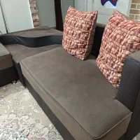 مبلمان راحتی در حد نو با تخفیف|مبلمان خانگی و میز عسلی|پرند, فاز ۳|دیوار