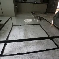 جلومبلی فلزشیشه ایی درحدنو|مبلمان خانگی و میز عسلی|بندر ماهشهر, |دیوار