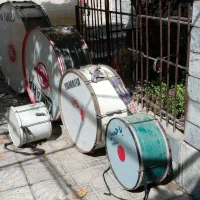 4عدد طبل به سایزهای 120 .100 .75 .50 .و1عدوقل|درام و پرکاشن|تهران, شهرک آزادی|دیوار