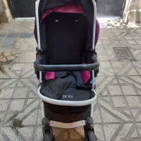 کالسکه دلیجان با چرخ های گردشی محکم و مقاوم