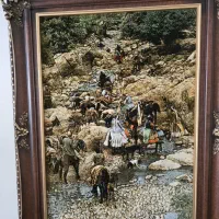 تابلوی فرش دستباف کوچ عشایر|تابلو فرش|تهران, نیلوفر|دیوار