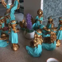 وسایل سفره هفت سین وپارچ وفنجان