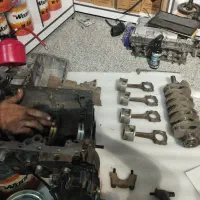 نیم موتور زانتیا دو هزار|قطعات یدکی و لوازم جانبی|طبقده, |دیوار