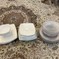 وسایل اشپزخانه چینی  و یکعدد ترازو