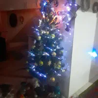 درخت کریسمس با متعلقات