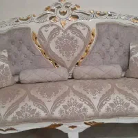 حراج مبل9نفره چوب گردو