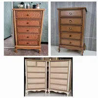 سرویس خواب کلاسیک ابزاری فرانسوی چنگی سه گل چوبی|تخت و سرویس خواب|قم, قلعه کامکار|دیوار