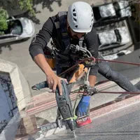 کار درارتفاع باطناب بدون داربست|خدمات پیشه و مهارت|ایوان, |دیوار