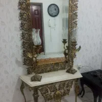 اینه و شمعدان برنز