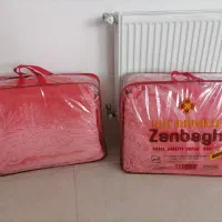 دو عدد پتو دونفره زنبق