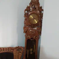 ساعت ایستاده چوب گردو