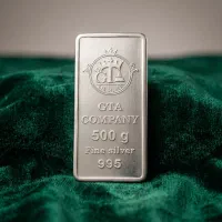 شمش نقره ۵۰۰ گرمی با قیمت پخش و ضمانت ابشده طلا