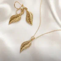 گوشواره اویز دلبر اجرت دو درصد (زرگری عظیم زاده)