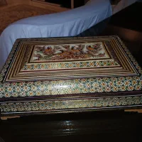 جعبه خاتم کاری بسیار شیک|صنایع دستی و سایر لوازم تزئینی|اصفهان, خلیل آباد|دیوار