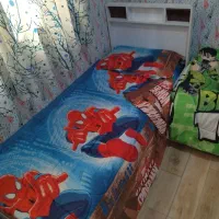 دو عدد تخت تک نفره با تشک