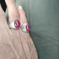 دوتا انگشتر یاقوت کهنه قدیمی|کلکسیون اشیاء عتیقه|قم, علی آباد سعدگان|دیوار