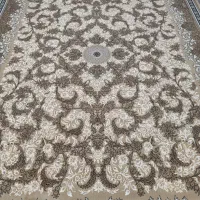 4تخته فرش 12متری بژ 700شانه طرح سما افشان|فرش|قم, نیروگاه|دیوار